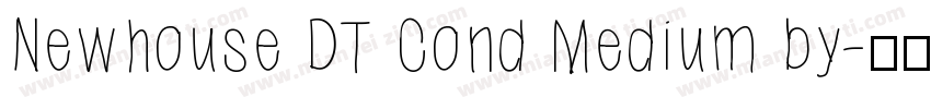 Newhouse DT Cond Medium by字体转换